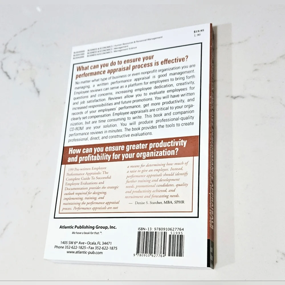 BOGO 199 Pre-Written Employee Performance Appraisal The Complete Guide Book